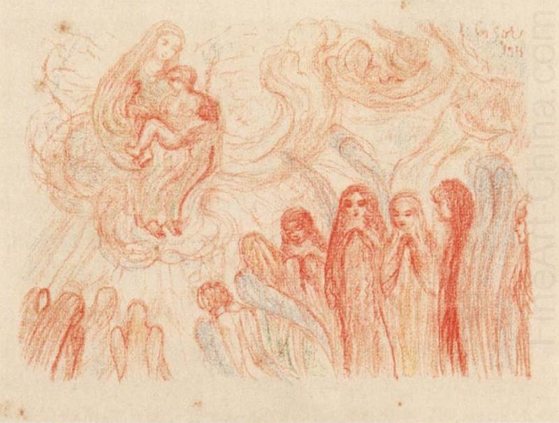 The Adoration of the Virgin, James Ensor